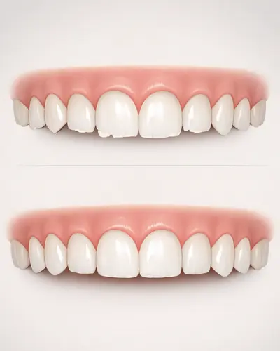 Composite edge bonding example